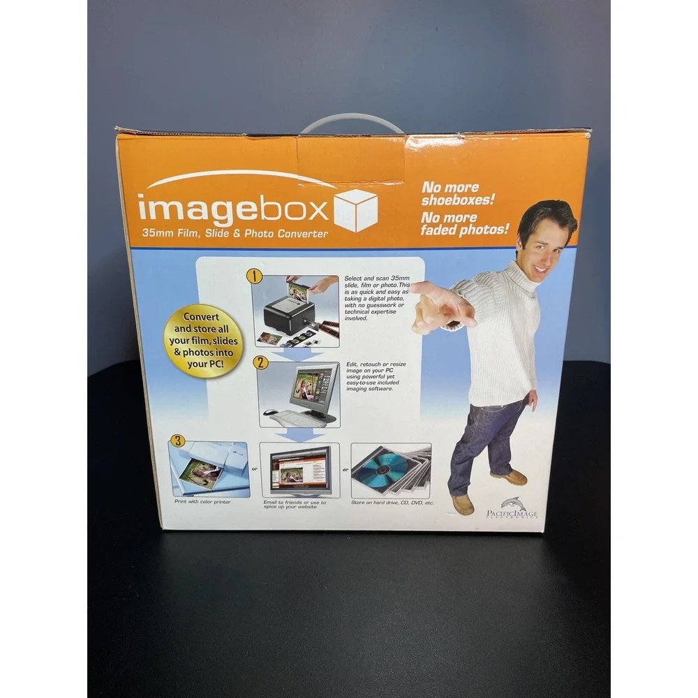 Pacific Image Imagebox 35mm Film Slide & Photo Converter Scanner‎